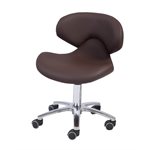 Continuum Chocolate Brown Technician Chair / Stool (Pedicure Only)+