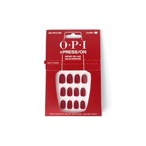 OPI Xpress ON Artificial Nails Big Apple Red Classic Round