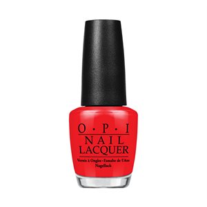 OPI Nail Lacquer Vernis Big Apple Red 15 ml (Rouge Pompier)