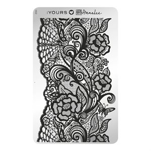 YOURS Loves Anna Lee BUTTERFLY LACE Stamping Plate -