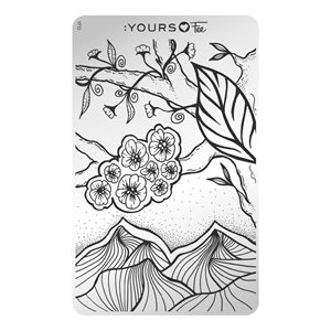 YOURS Loves Fee FINELINE LANDSCAPE Stamping Plate -