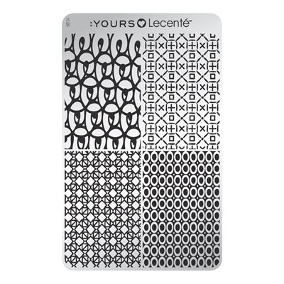 YOURS Loves Lecente PLAYFUL FOUR Stamping Plate -
