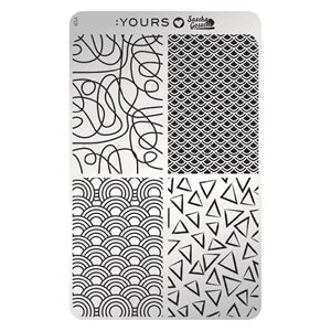 YOURS Loves Sascha FIGURE PLAY Stamping Plate -