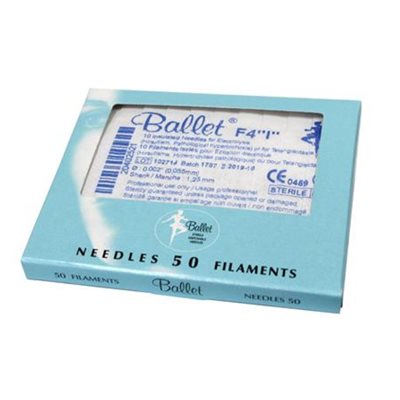 Insulated Ballet Needle F4 (50) 1 Piece