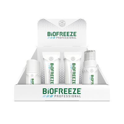 Biofreeze Presentoir de Comptoir -