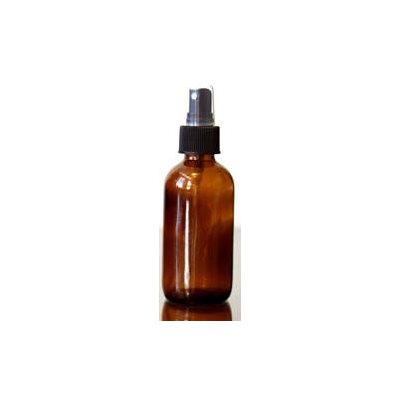 BOUTEILLE VITREE 8 OZ BROWN (ACTIVATOR) With Pompe EMPTY
