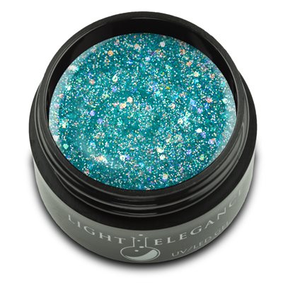Light Elegance De-Ja-Blue UV / LED Glitter Gel 17ml (D&C)
