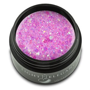 Light Elegance Pixie Purple UV / LED Glitter Gel 17ml (The Candy Shop)