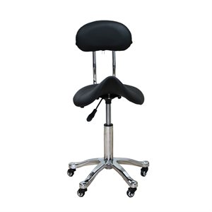 Black Contour Stool / Chair With 1 Adjustments
